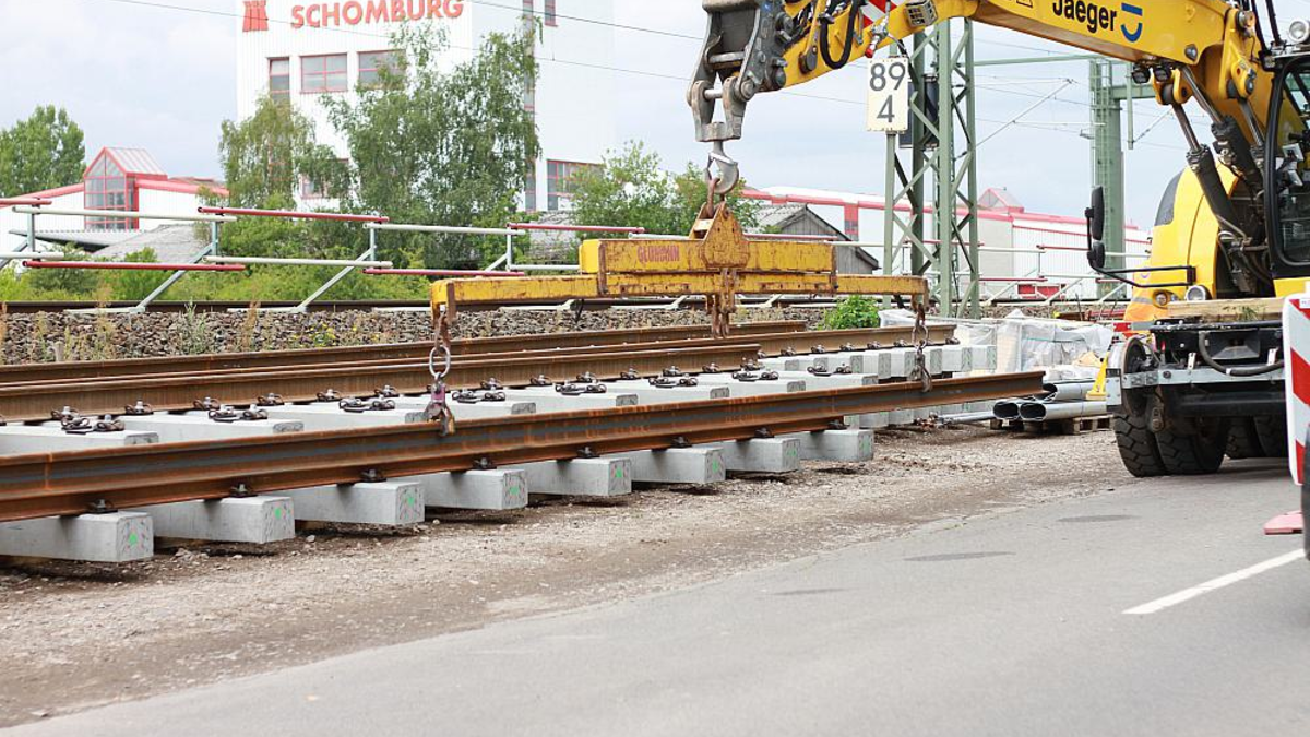 Bahn-Baustelle in Halle-Kanena (Archiv) - Foto: über dts Nachrichtenagentur