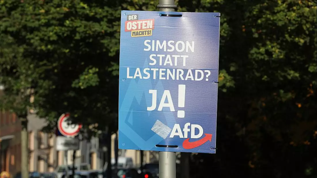 AfD-Wahlplakat zur Landtagswahl in Thüringen (Archiv) - Bild: über dts Nachrichtenagentur
