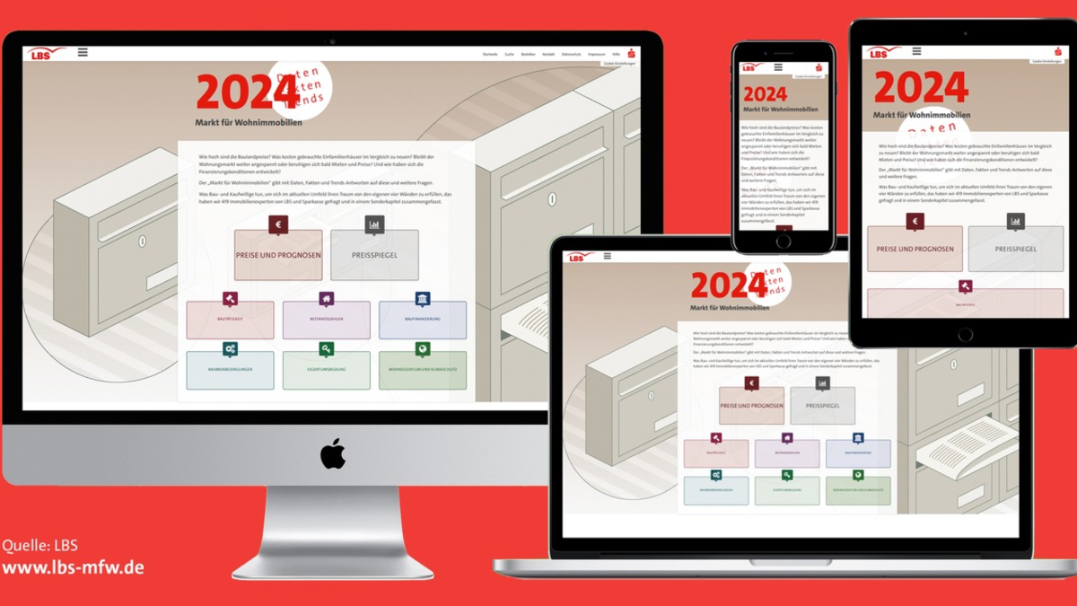 Wohnimmobilien: Spielraum für Preisverhandlungen hat laut LBS-Experten zugenommen - Foto: presseportal.de