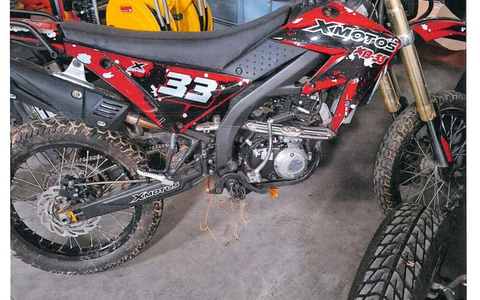 POL-KLE: Goch - Cross-Motorrad aufgefunden: Polizei sucht Eigentümer - Foto: presseportal.de