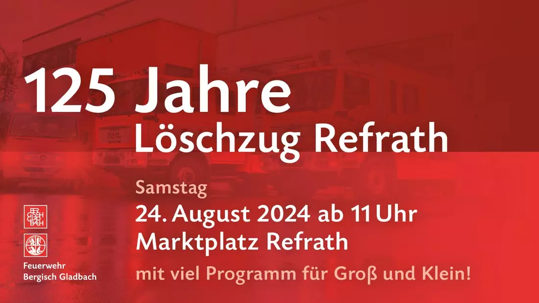 FW-GL: Presseeinladung 125 Jahre Löschzug 10 - Refrath - Bild: presseportal.de