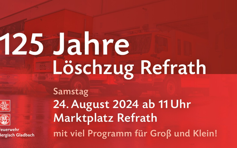 FW-GL: Presseeinladung 125 Jahre Löschzug 10 - Refrath - Foto: presseportal.de
