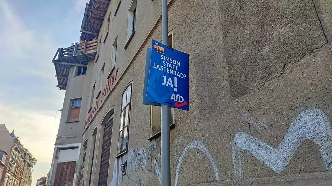 AfD-Wahlplakat zur Landtagswahl in Thüringen (Archiv) - Bild: über dts Nachrichtenagentur