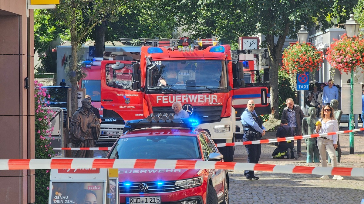 FW Rheingau-Taunus: Gasgeruch in der Idsteiner Innenstadt - Foto: presseportal.de