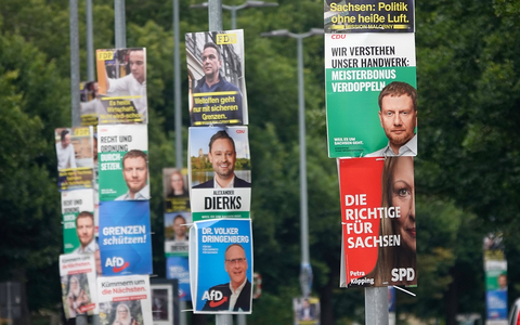+++ Achtung Sperrfrist (Print, Radio und Online): 18.00 Uhr +++ARD-Vorwahlbefragung Sachsen: Knappes Rennen zwischen CDU und AfD - Foto: presseportal.de