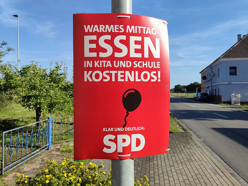 SPD-Wahlplakat zur Landtagswahl in Thüringen (Archiv) - Foto: über dts Nachrichtenagentur
