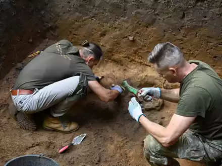 Ein Grab in Kaunas für den einmillionsten Kriegstoten - Foto: presseportal.de