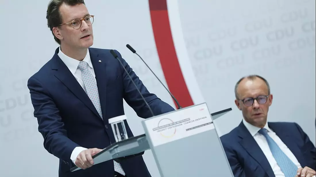 Hendrik Wüst und Friedrich Merz am 16.06.2023 - Bild: über dts Nachrichtenagentur