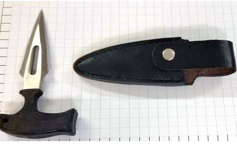 Sechs Zentimeter darf eine Messerklinge nach den Plänen von Innenministerin Nancy Faeser in der Öffentlichkeit künfig nur noch lang sein. (Archivbild) - Foto: ---/Bundespolizei/dpa