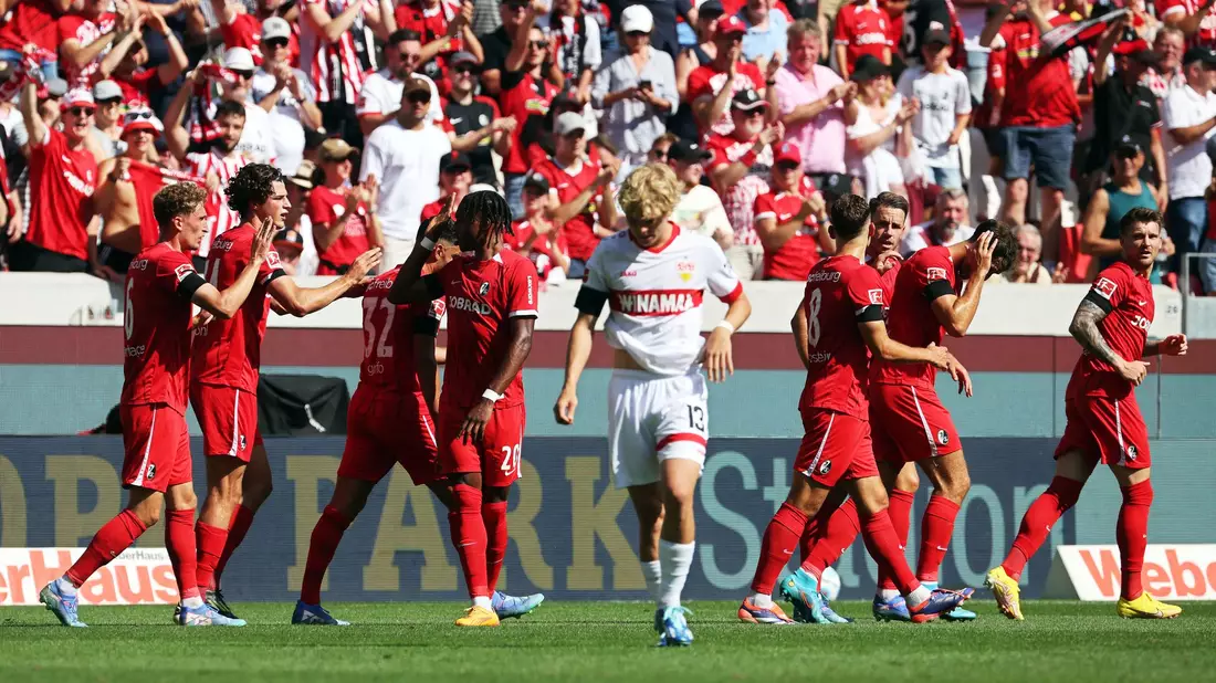Der VfB Stuttgart erlebte in Freiburg einen gebrauchten Tag. - Bild: Philipp von Ditfurth/dpa