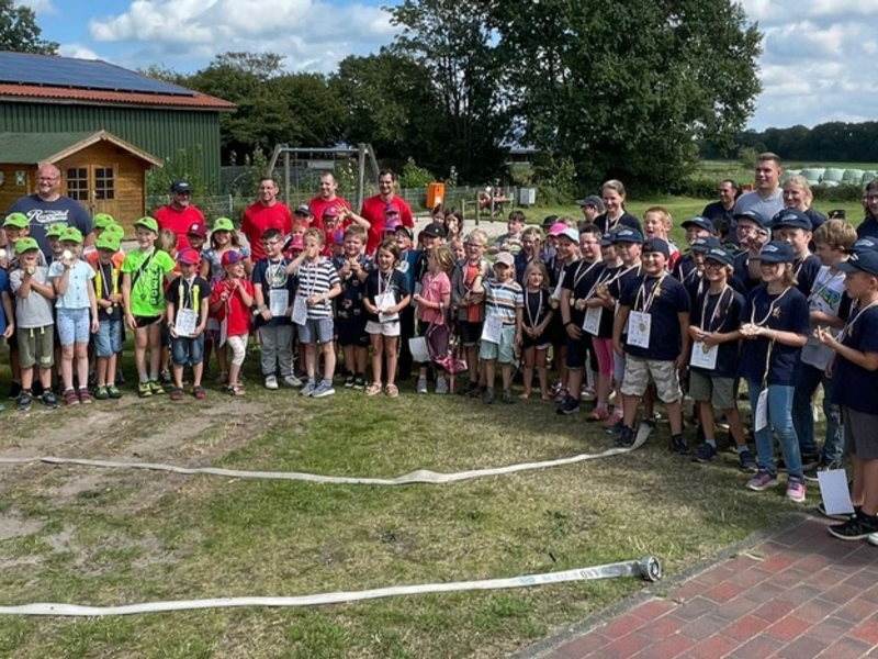 FW-OLL: Kreiskinderfeuerwehrtag in der Gemeinde Ganderkesee - Ein voller Erfolg in Bergedorf (Korrektur Namen) - Foto: presseportal.de