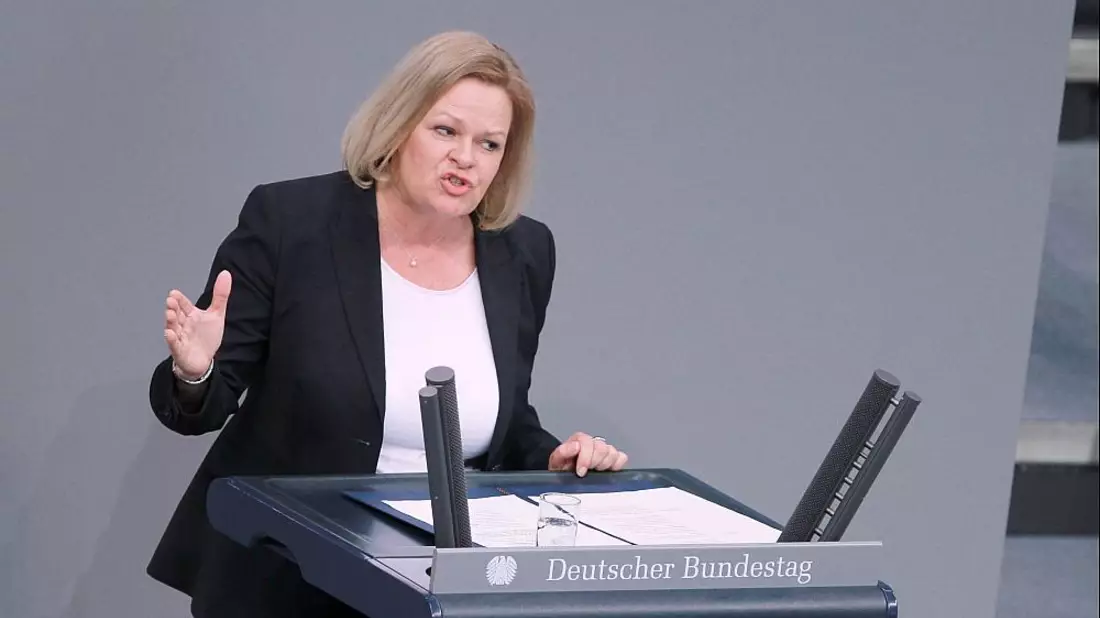 Nancy Faeser (Archiv) - Bild: über dts Nachrichtenagentur