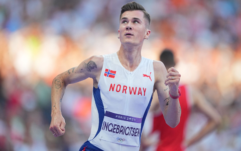 Blieb mehr als drei Sekunden unter dem alten 3000-Meter-Weltrekord: Jakob Ingebrigtsen. - Foto: Michael Kappeler/dpa