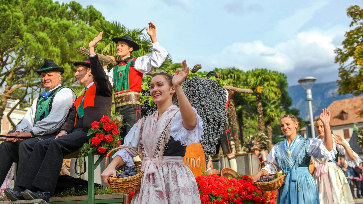 Kastanien, Speck und Weintrauben - die Hauptzutaten für den Meraner Herbst - Foto: presseportal.de
