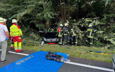 FW-MH: Unfall auf der A 40 - Foto: presseportal.de
