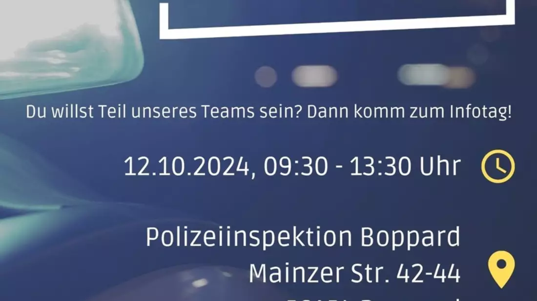POL-PDKO: Berufswunsch Polizist/in? Polizei Boppard gewährt Blick hinter die Kulissen - Bild: presseportal.de