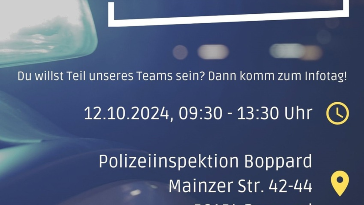 POL-PDKO: Berufswunsch Polizist/in? Polizei Boppard gewährt Blick hinter die Kulissen - Foto: presseportal.de