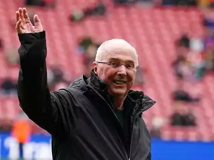 Sven-Göran Eriksson bei seinem Abschied in Liverpool. - Foto: Peter Byrne/PA Wire/dpa