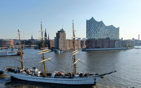 Gorch Fock zum planmäßigen Schiffs-TÜV eingelaufen - Foto: presseportal.de