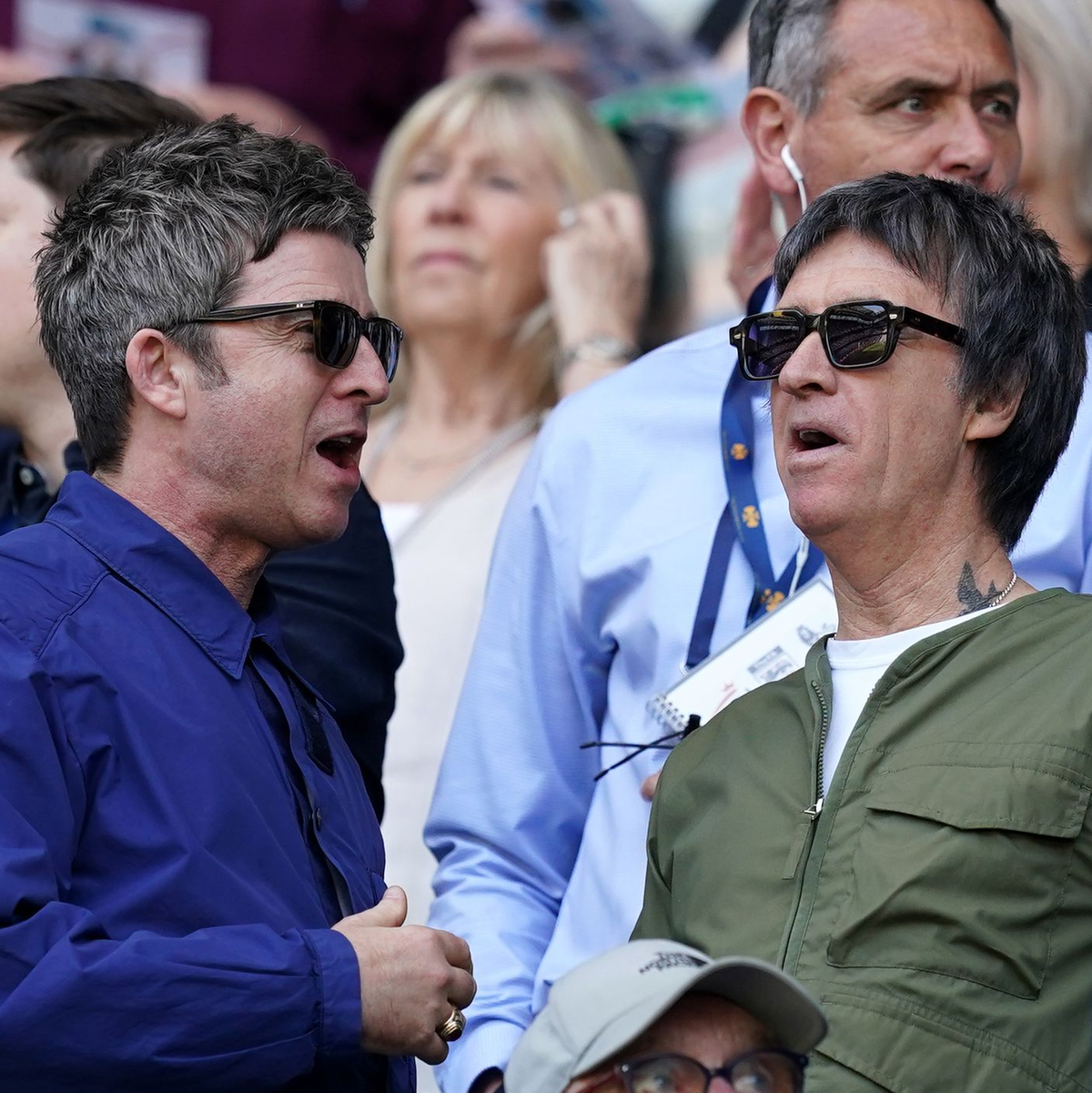 Noel Gallagher ist häufig bei Spielen seines Lieblingsclubs Manchester City auf der Tribüne. (Archivbild) - Foto: Martin Rickett/PA Wire/dpa