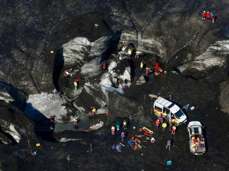 Entwarnung bei Sucheinsatz auf Island - Foto: Vilhelm Gunnarsson/STOD2/AP/dpa