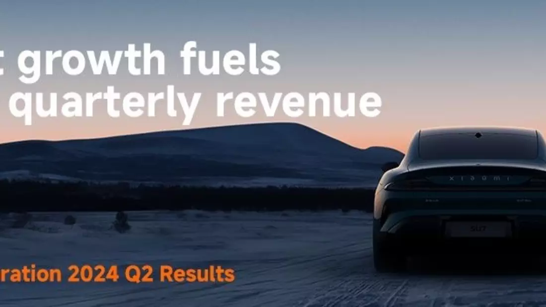 Xiaomi Quartalszahlen: Rekordumsatz von 88,9 Mrd. RMB im zweiten Quartal 2024 / Drittes Quartal in Folge zweistelliges Wachstum - Xiaomi tritt in eine neue Phase beschleunigten Wachstums ein - Bild: presseportal.de