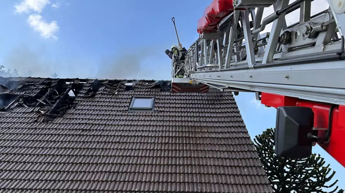 FW-Schermbeck: Gebäudebrand in Hünxe - Bild: presseportal.de