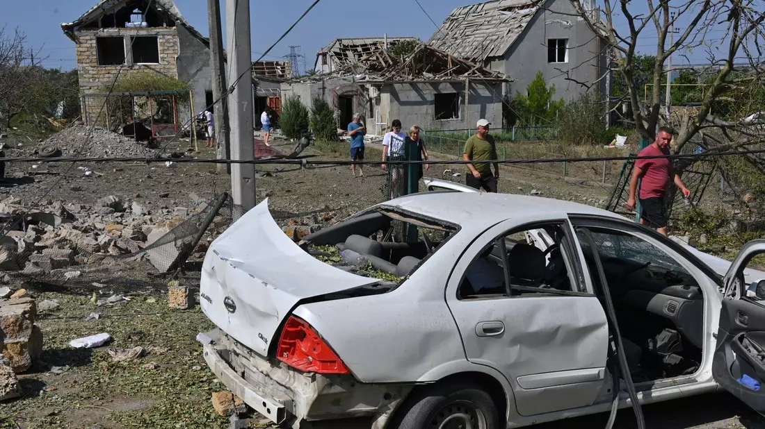 Russland hat die Ukraine den zweiten Tag in Folge massiv aus der Luft bombardiert.  - Bild: Michael Shtekel/AP/dpa