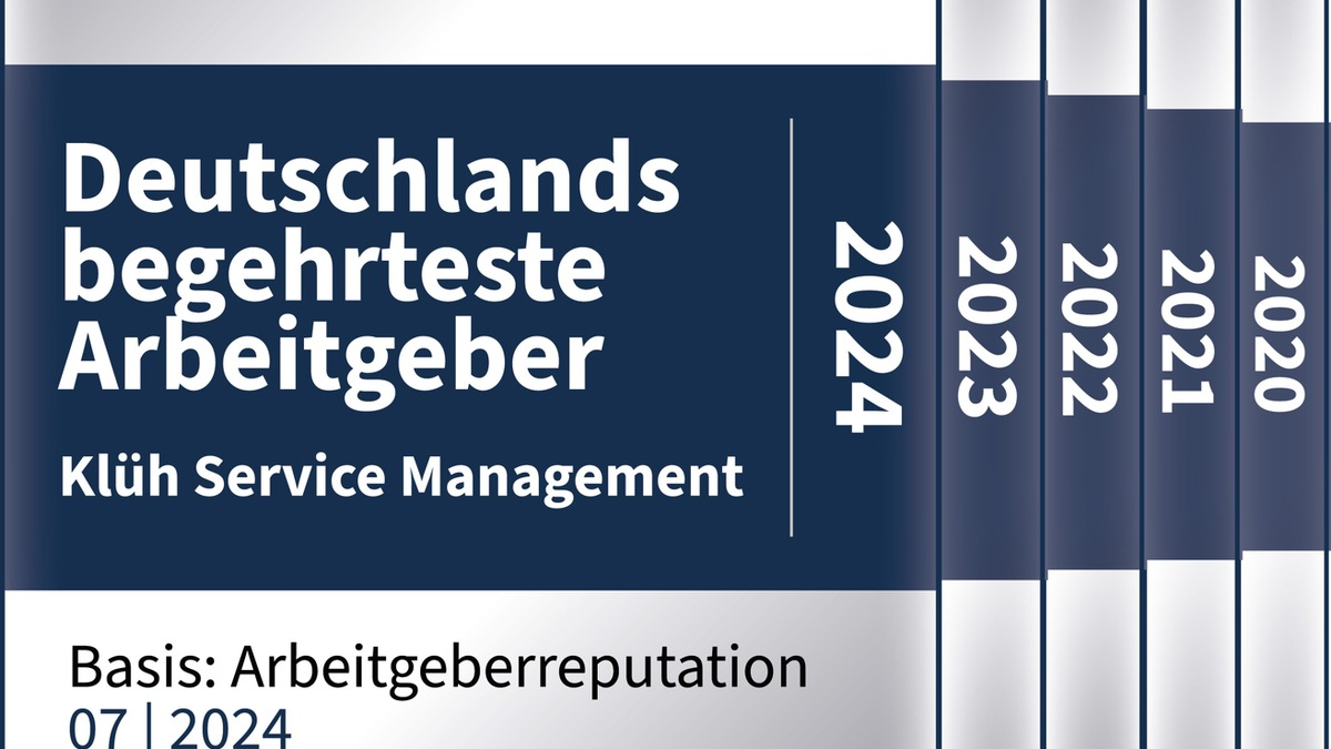 Employer Ranking / Klüh begehrtester Arbeitgeber im Facility Management - Foto: presseportal.de