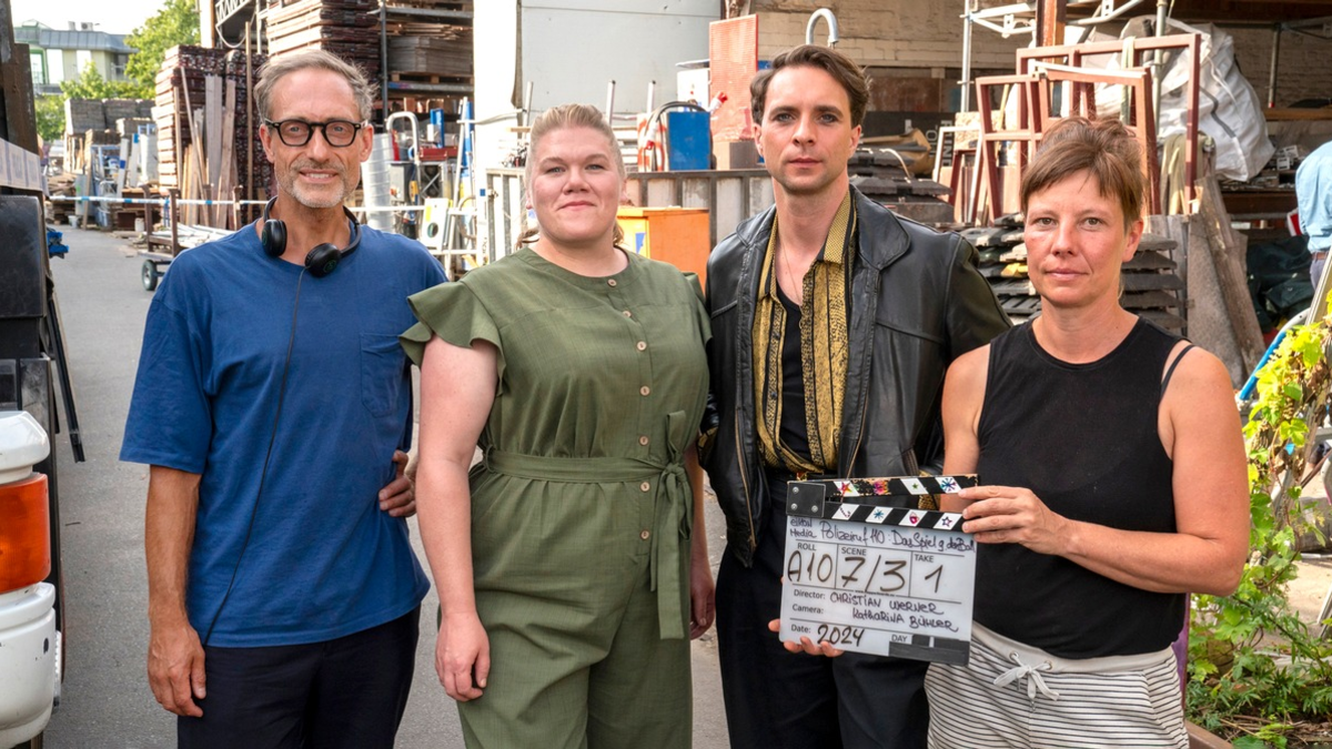 Dreharbeiten für neuen rbb-