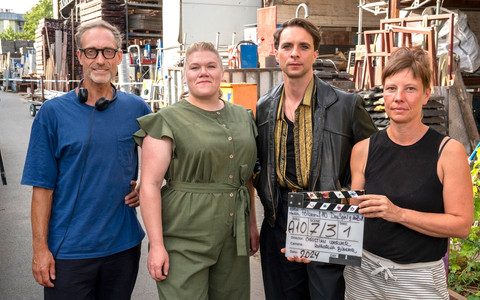 Dreharbeiten für neuen rbb-Polizeiruf 110: Das Spiel gegen den Ball laufen - Foto: presseportal.de