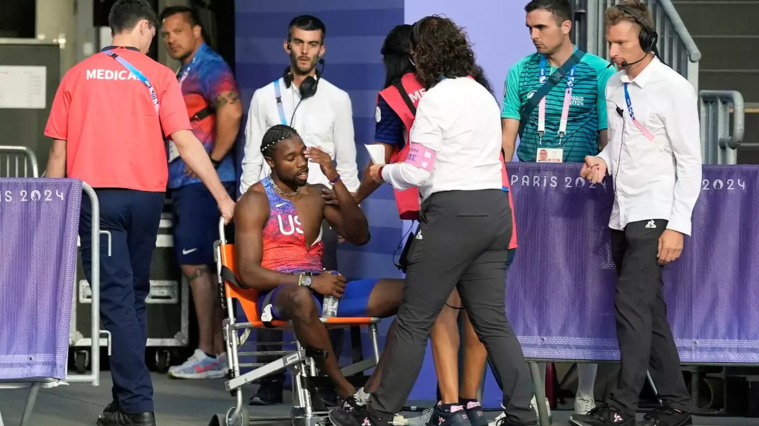 Auch US-Sprinter Noah Lyles hatte in Paris mit einer Corona-Infektion zu kämpfen. - Bild: Matthias Schrader/AP