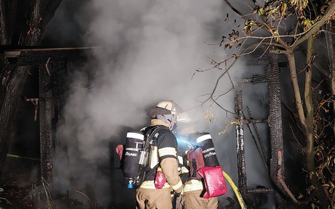 FW Stuttgart: Brand einer Gartenhütte - Foto: presseportal.de