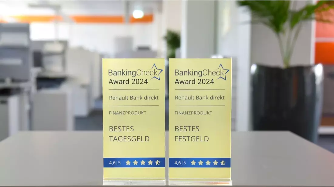 Renault Bank direkt bei Tagesgeld und Festgeld an der Spitze - Bild: presseportal.de