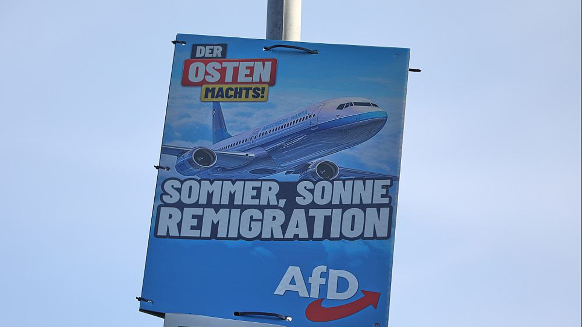 AfD-Wahlplakat zur Landtagswahl in Thüringen (Archiv) - Foto: über dts Nachrichtenagentur