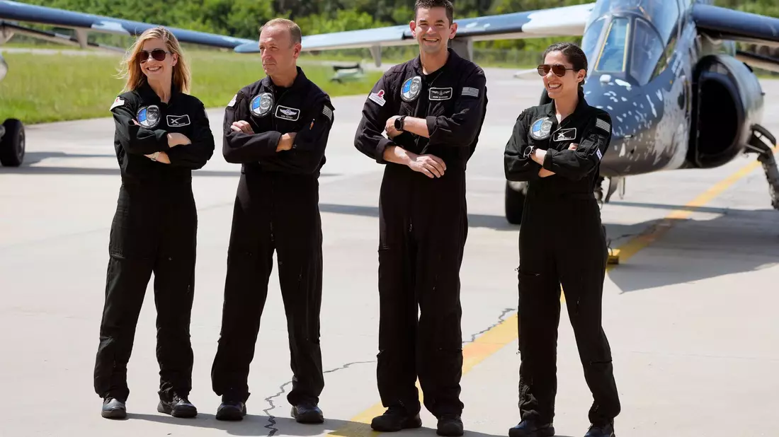 Das Team der Polaris Dawn-Mission wird geleitet von Jared Isaacman - Bild: John Raoux/AP/dpa