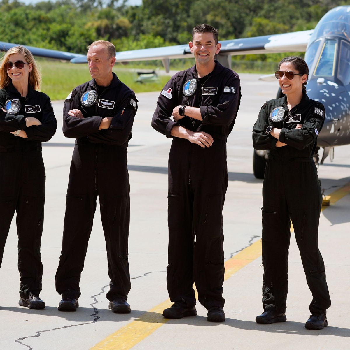 Das Team der Polaris Dawn-Mission wird geleitet von Jared Isaacman - Foto: John Raoux/AP/dpa