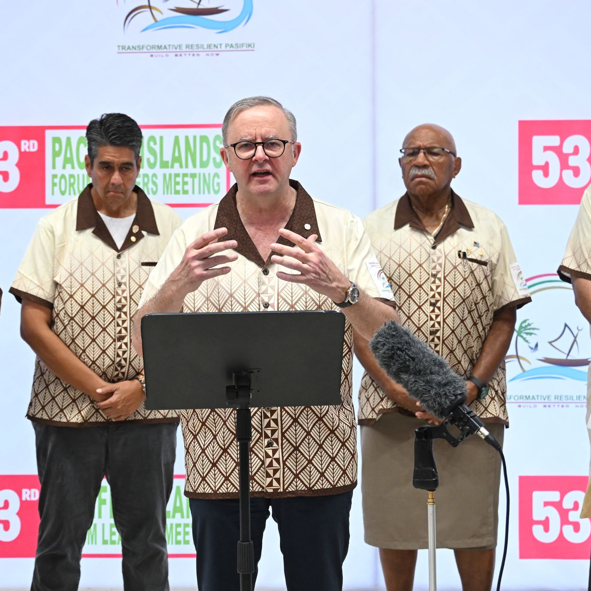 Australiens Premier setzt sich für Klimaflüchtlinge ein. - Foto: Lukas Coch/AAP/dpa