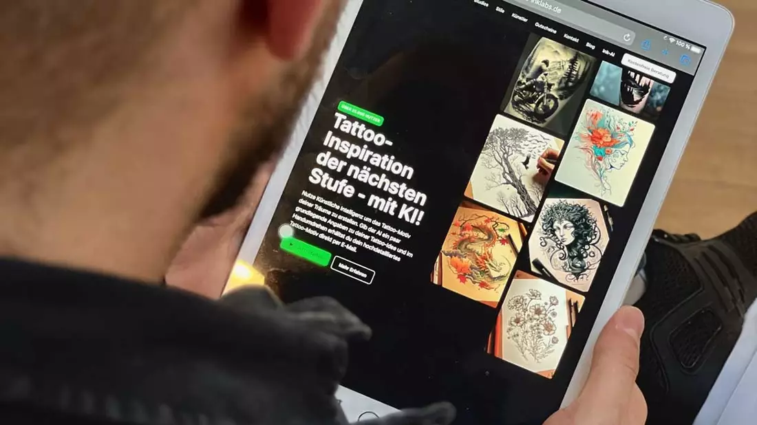 Wie die KI-Software von Inklabs die Tattoo-Branche revolutioniert - Bild: presseportal.de