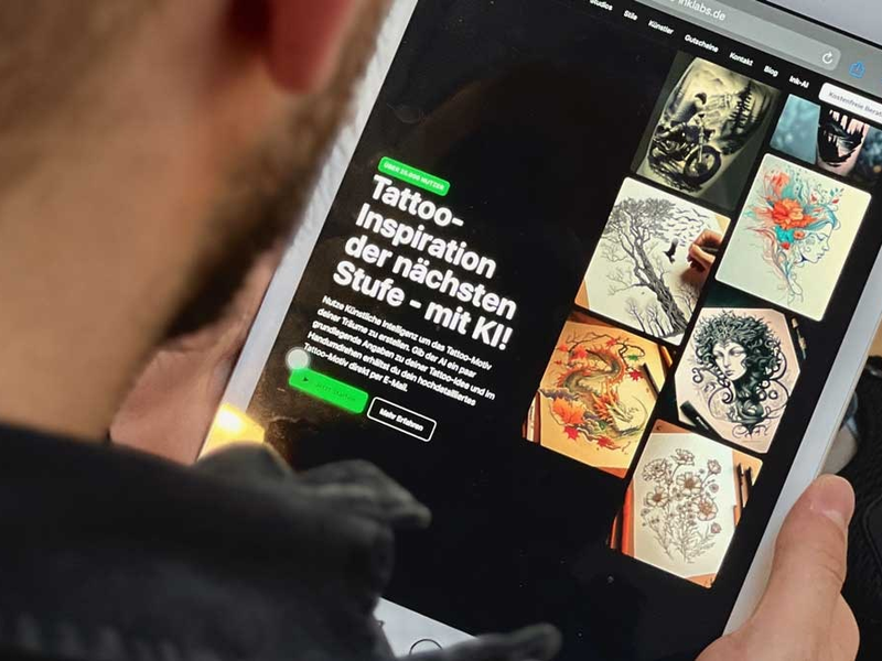 Wie die KI-Software von Inklabs die Tattoo-Branche revolutioniert - Foto: presseportal.de