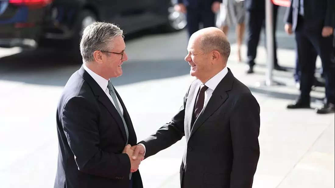 Keir Starmer und Olaf Scholz am 28.08.2024 - Bild: über dts Nachrichtenagentur