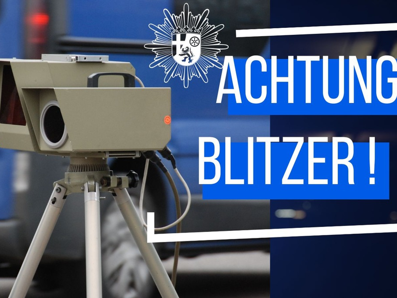 POL-PPTR: Die angekündigten Geschwindigkeitsmessungen im Bereich des Polizeipräsidiums Trier in der 44. Kalenderwoche - Foto: presseportal.de