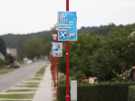 AfD-Wahlplakate zur Landtagswahl in Brandenburg (Archiv) - Foto: über dts Nachrichtenagentur