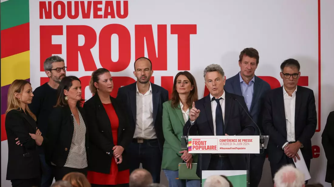 Einer Regierung des Linksbündnisses hat Macron eine Absage erteilt. (Archivbild) - Bild: Thomas Padilla/AP/dpa