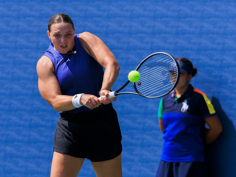 Übersteht die Hitzeprüfung in New York: Jule Niemeier. - Foto: Javier Rojas/PI via ZUMA Press Wire/dpa