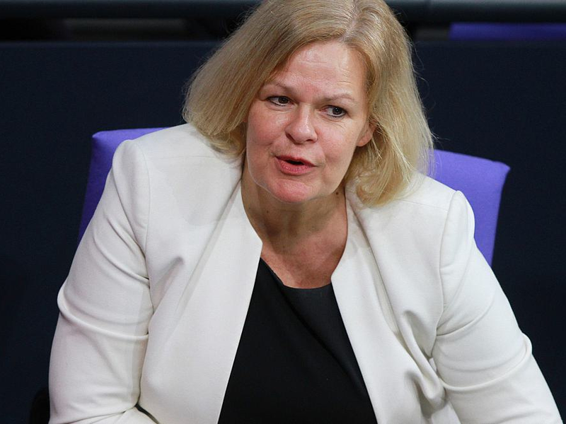 Nancy Faeser (Archiv) - Foto: über dts Nachrichtenagentur