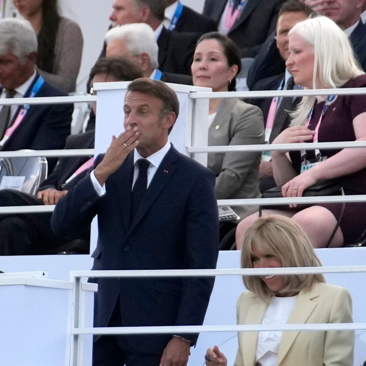 Emmanuel Macron hat die Paralympics eröffnet. - Foto: Christophe Ena/AP/dpa