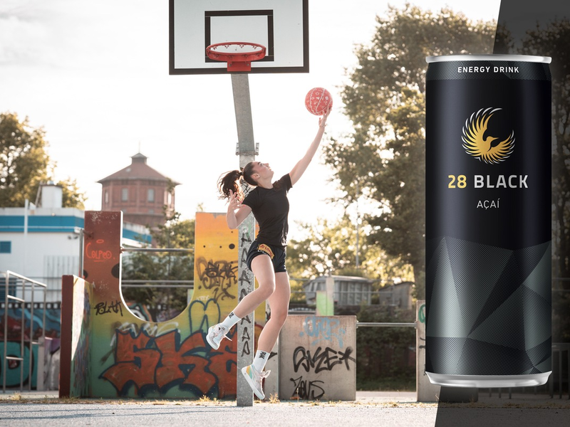 28 BLACK Social Media Kampagne: Love for the Game / Energy Drink 28 BLACK startet Social Media Kampagne über Frauen im Basketball - Foto: presseportal.de