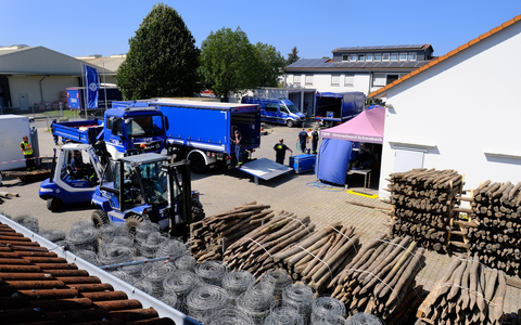 THW LVBEBBST: Einsatz gegen die Ausbreitung der Afrikanischen Schweinepest - Foto: presseportal.de