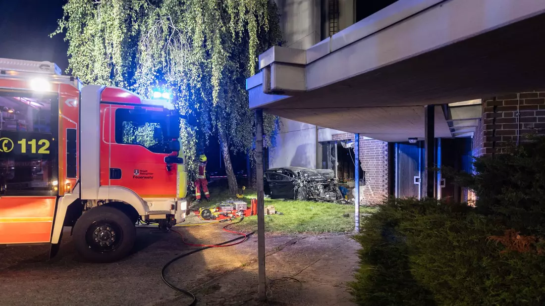 Der Kitabetrieb konnte trotz des Unfalls in der Nacht aufrechterhalten werden. (Foto aktuell) - Bild: Rudolf Karliczek/dpa